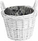 JK Home Decoration Garden Decoration Basket Wicker 30x23cm 30x23cm 2 Pieces 50032