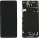 Οθόνη με Μηχανισμό Αφής και Πλαίσιο για Galaxy A71 (Μαύρο)