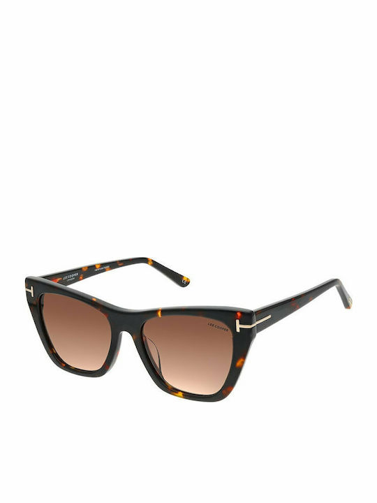 Lee Cooper Γυναικεία Γυαλιά Ηλίου με Καφέ Ταρταρούγα Κοκκάλινο Σκελετό και Καφέ Ντεγκραντέ Φακό LC1458.C3