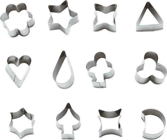 Paderno Inox Cookie Cutter 12pcs