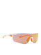 Under Armour Unisex Sunglasses with White Horn-Rimmed Frame and Mirror Lenses UA 7001/S IXN/50