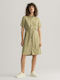 Gant Summer Midi Shirt Dress Dress Beige