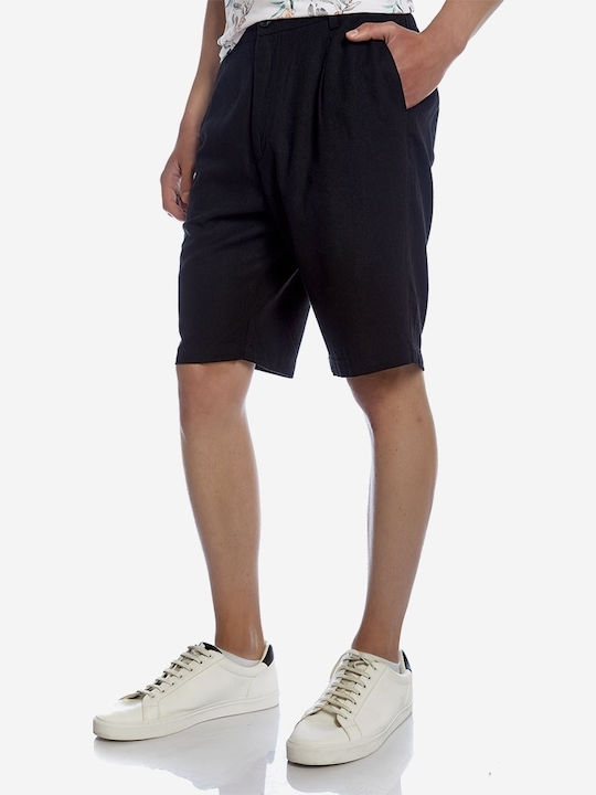 Brokers Jeans Ανδρική Βερμούδα Chino Μαύρη