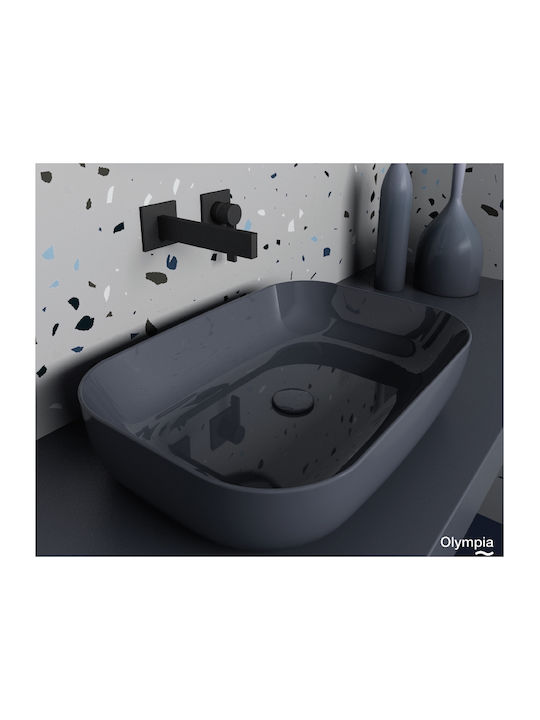 Olympia Metamorfosis 42600 Vessel Sink Porcelai...