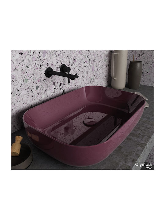 Olympia Metamorfosis 42600 Vessel Sink Porcelai...