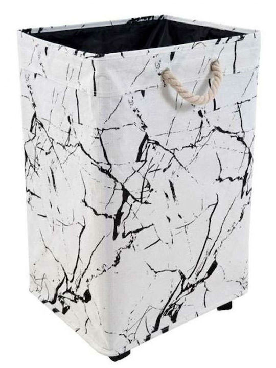 Ankor Кош за пране Текстилен 70л 40x33x60см Бял Ankor Кош за пране Текстилен 70л 40x33x60см Бял