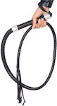 Leg Avenue Rhinestone Handle Whip Black Black