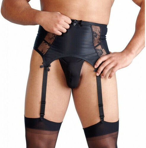 Svenjoyment Underwear Men's Suspender Belt Black 21900601701