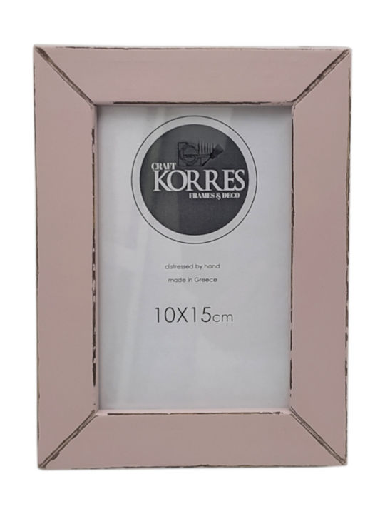 Korres Craft Plain Slim Κορνίζα Ξύλινη Rusty Pink