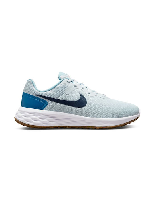 Nike Revolution 6 Next Nature Wide Ανδρικά Αθλητικά Παπούτσια Running Μπλε