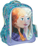 Gim Frozen Σχολική Τσάντα Πλάτης Δημοτικού σε Γαλάζιο χρώμα