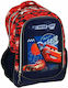 Gim Cars McQueen School Bag Backpack Elementary, Elementary in Red color