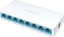 Mercusys MS108 v3 Unverwaltet L2 Switch mit 8 Ports Ethernet