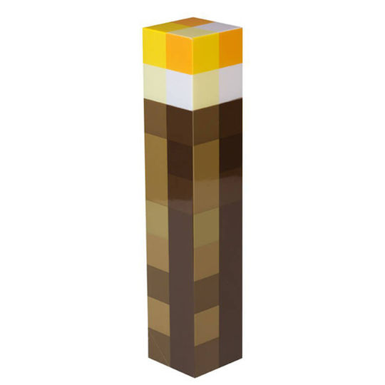 Led Kids Decorative Lamp Minecraft Brown 6x6x28εκ.
