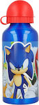Gim Sonic Kinder Trinkflasche Silikon Blau 400ml