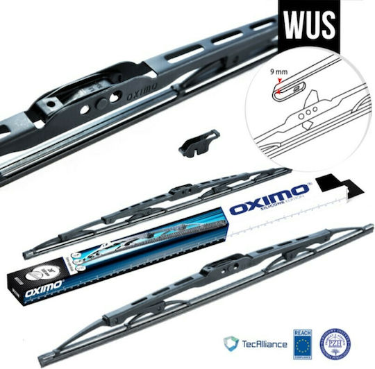 Oximo Metal Wus Υαλοκαθαριστήρας Αυτοκινήτου Οδηγού 400mm
