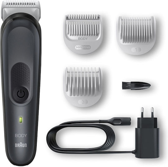 Braun BG3340 Ξυριστική Μηχανή Σώματος Επαναφορτιζόμενη
