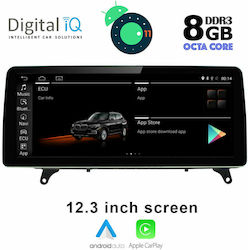 Digital IQ Car Audio System for BMW X5 (E70) / X6 (E71) / X5 / E70 / X6 2009-2017 (Bluetooth/USB/AUX/WiFi/GPS/Apple-Carplay/CD) with Touch Screen 12.3"