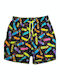 Tortue Kinder Badeanzug Badeshorts Schwarz