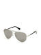 Web Sunglasses with Silver Metal Frame and Gray Lens WE0281 16C