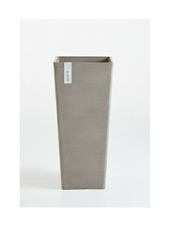 Ecopots Rotterdam High 70 Flower Pot 32x70cm Taupe