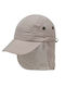 Stamion Kids' Hat Jockey Fabric Sunscreen Beige