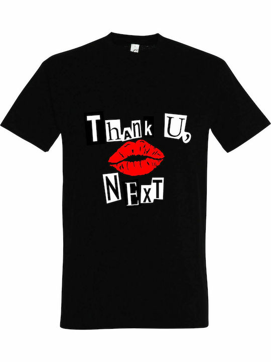 T-shirt Unisex, "Ariana Grande, Thank U Next", Schwarz