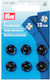 Prym Black Metal Stud Sewing Supply 6pcs 341168