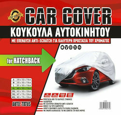 Autostatus Acoperă pentru Mașină 406x165x119cm Mare care se fixează cu curele