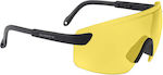 Swiss Eye Shooting Glasses Defense with Anti-Scratch Coating, Anti-Glare & UV Protection Black