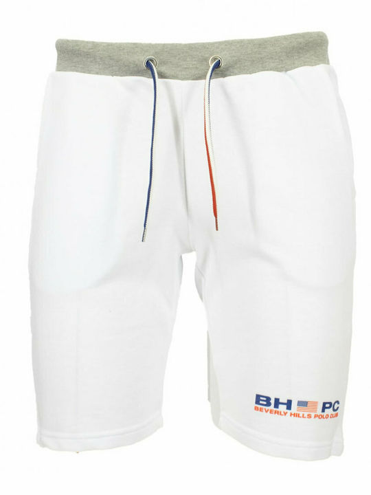 Beverly Hills Polo Club Sportliche Herren-Shorts Regular Fit Weiß