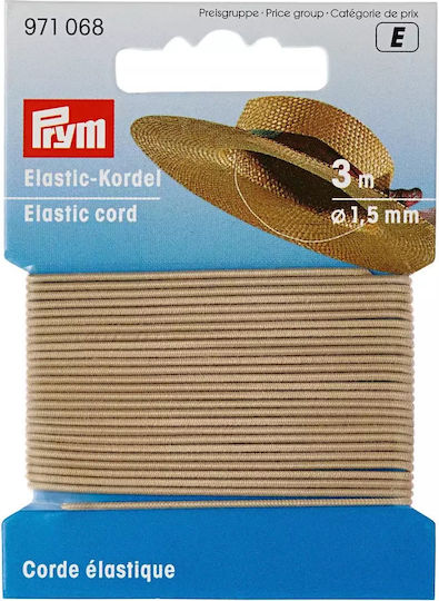 Prym Elastic De Cusut Bej 0.15 cm