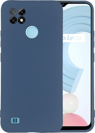 Sonique Back Cover Σιλικόνης Μπλε Σκούρο (Realme C21)