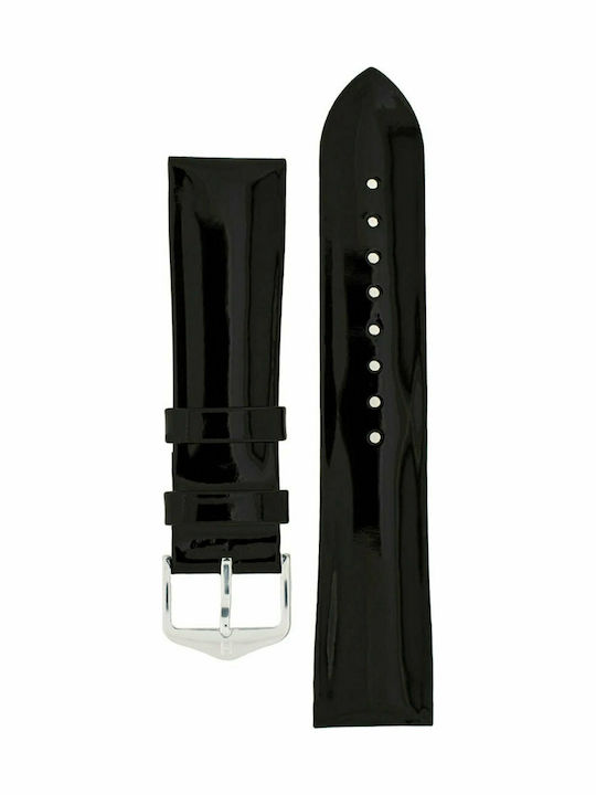 Hirsch Diva Lederriemen Schwarz 18mm