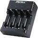 Pkcell PK-8146 USB Ladegerät 4 Batterien Li-Ion/Ni-MH Größe AA/AAA