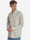 Long Sleeve Cotton Shirt in Regular Fit Beige