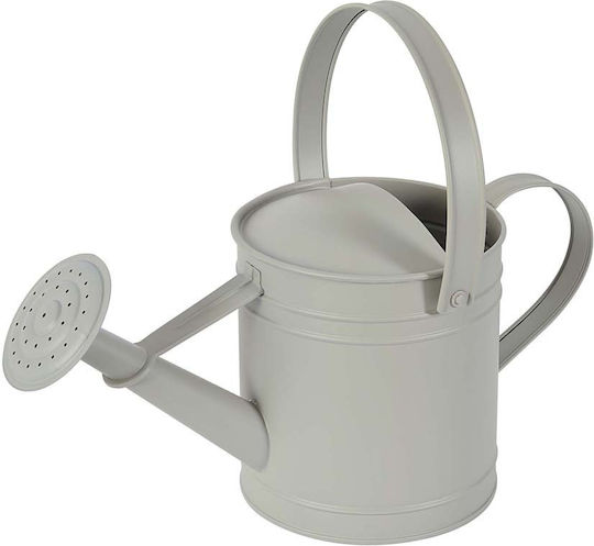 Verdemax 5906 Metal Watering Can 3lt Gray Grey