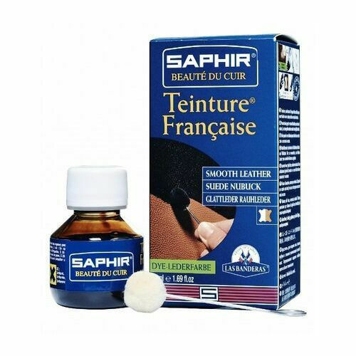Saphir Teinture Francaise Shoe Paint Black 50ml 15223004-298