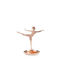 Ballerina Stand de Bijuterii Metalic 10.2x17.8x18cm