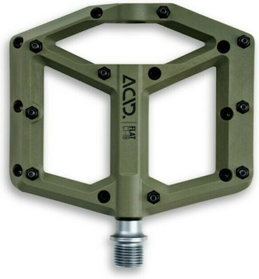 Cube Acid Flat C1-IB Flat Bicycle Pedals Green