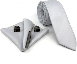 Legend Accessories Set de Cravată pentru Bărbați Sintetic Monocromie în Culorea Gri Legend Accessories Set de Cravată pentru Bărbați Sintetic Monocromie în Culorea Gri