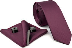Legend Accessories Herren Krawatten Set Gedruckt in Lila Farbe Legend Accessories Herren Krawatten Set Gedruckt in Lila Farbe