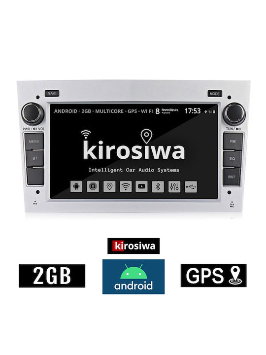 Kirosiwa Sistem Audio Auto pentru Opel Corsa / Astra / Vectra / Zafira / Meriva 2004-2011 (Bluetooth/USB/WiFi/GPS) cu Ecran Tactil 7"