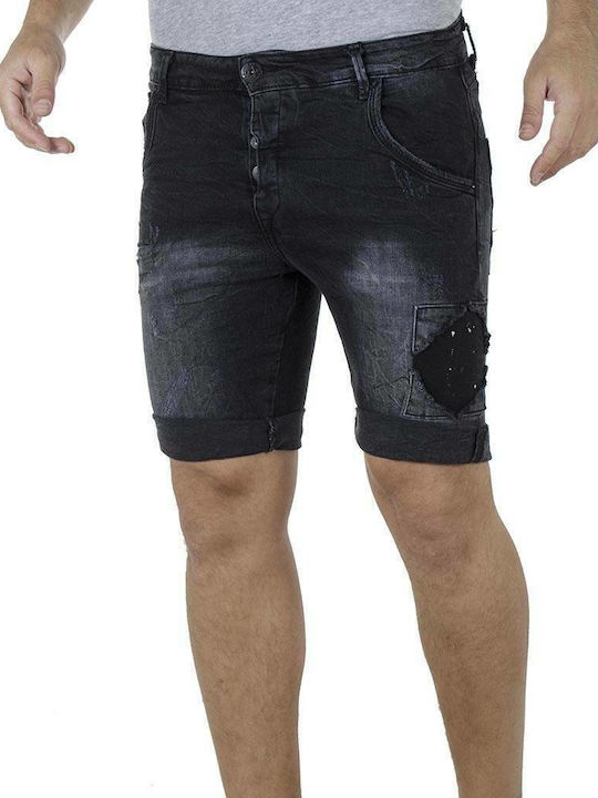 Men's Shorts Jeans Black