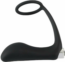 You2Toys Black Velvets Vibrating Ring & Plug Black