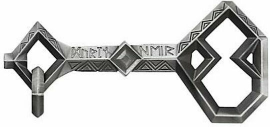 Weta Workshop Hobbit Key to Erebor Replica Item Length 13cm in Scale 1:1