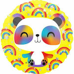 Μπαλόνι Στρογγυλό Happy Panda Πολύχρωμο 43εκ