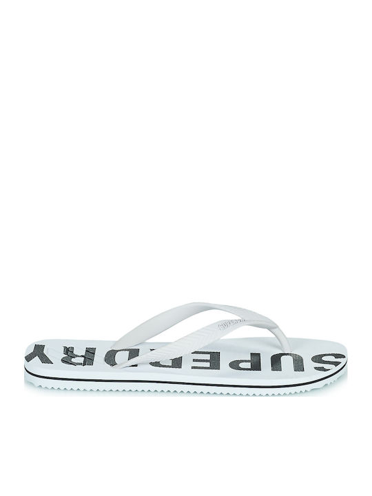 Superdry Ανδρικά Flip Flops Λευκά