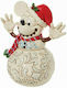 Enesco Christmas Figure SNowman Height 14cm Mickey Mouse