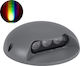 GloboStar Stepluna Außenstehlampe LED Wall Washer 6W RGB IP65 Grau